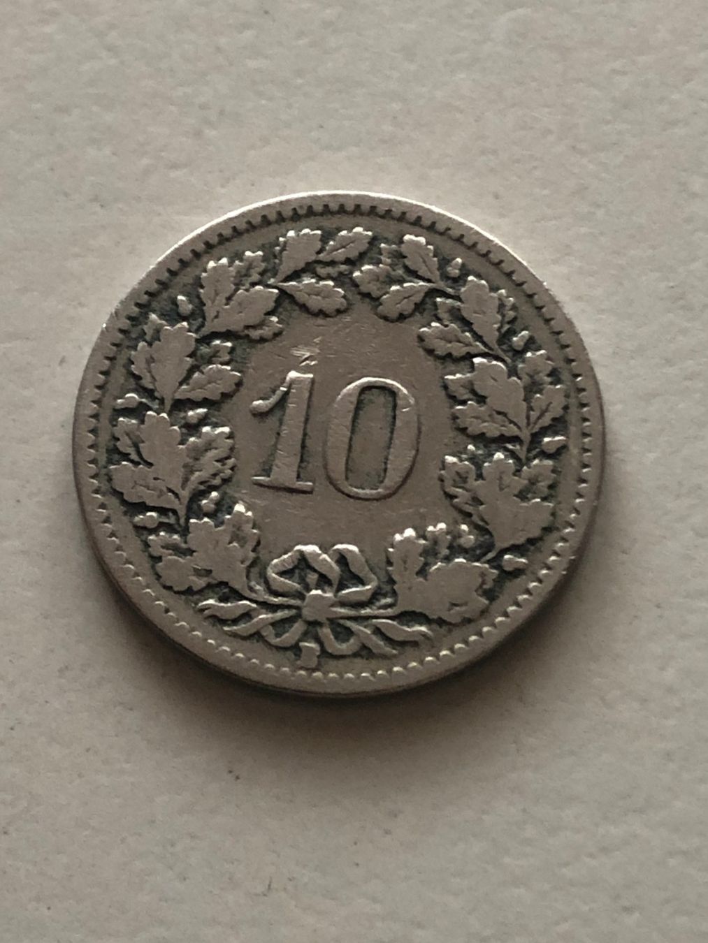 Alle Münzen: 10 Rp. 1906 – Gebraucht aus Schötz von Odpa 1