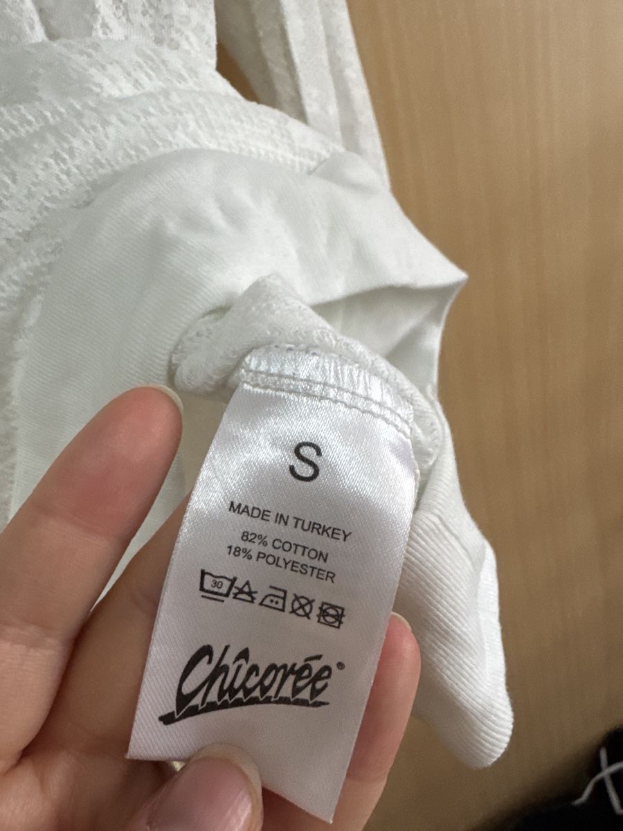 T-Shirts: Weisses Chicorée Damen Langarmshirt Gr. S – Neu (gemäss Beschreibung) aus Thun von Vans_98 4