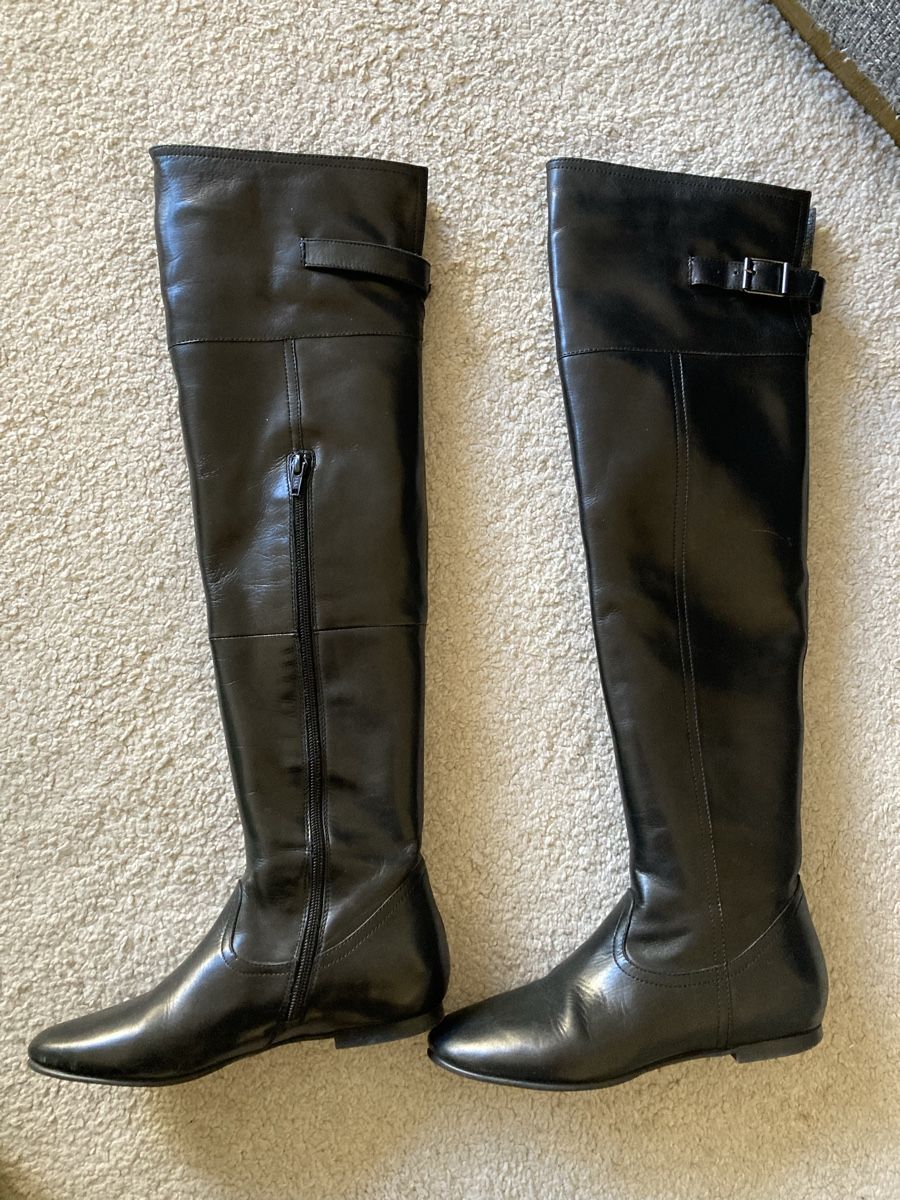 Damenschuhe: Cuissardes en cuir t. 35 – Gebraucht aus Genève von Eschindler 1