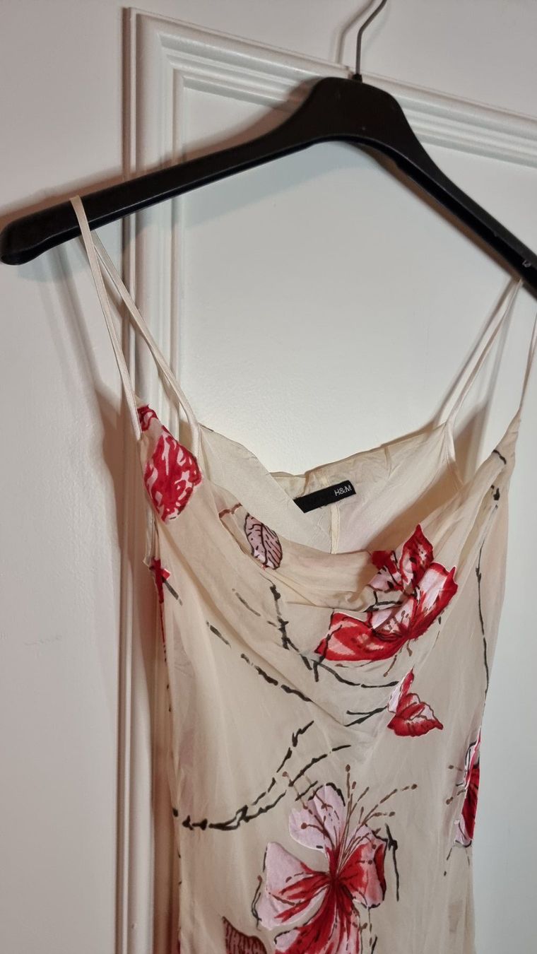 H&M Vestiti: Blumen Maxikleid Gr.32 Seide, Boho ,  Ibiza Still – Usato da Wald ZH venduto da CapLux 2