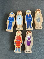 Wooden Community Career Job Educational People Blocks 