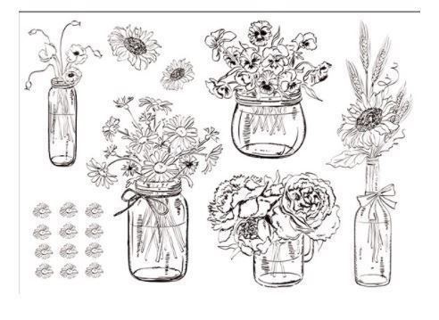 Timbri: Motivstempel  Blumensträusse 11x16 cm – Nuovo e nell'imballaggio originale da Effretikon venduto da wenuss 1