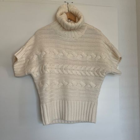 Apart Zopfmuster-Rollkragenpullover – Grösse 40/42 (Top)