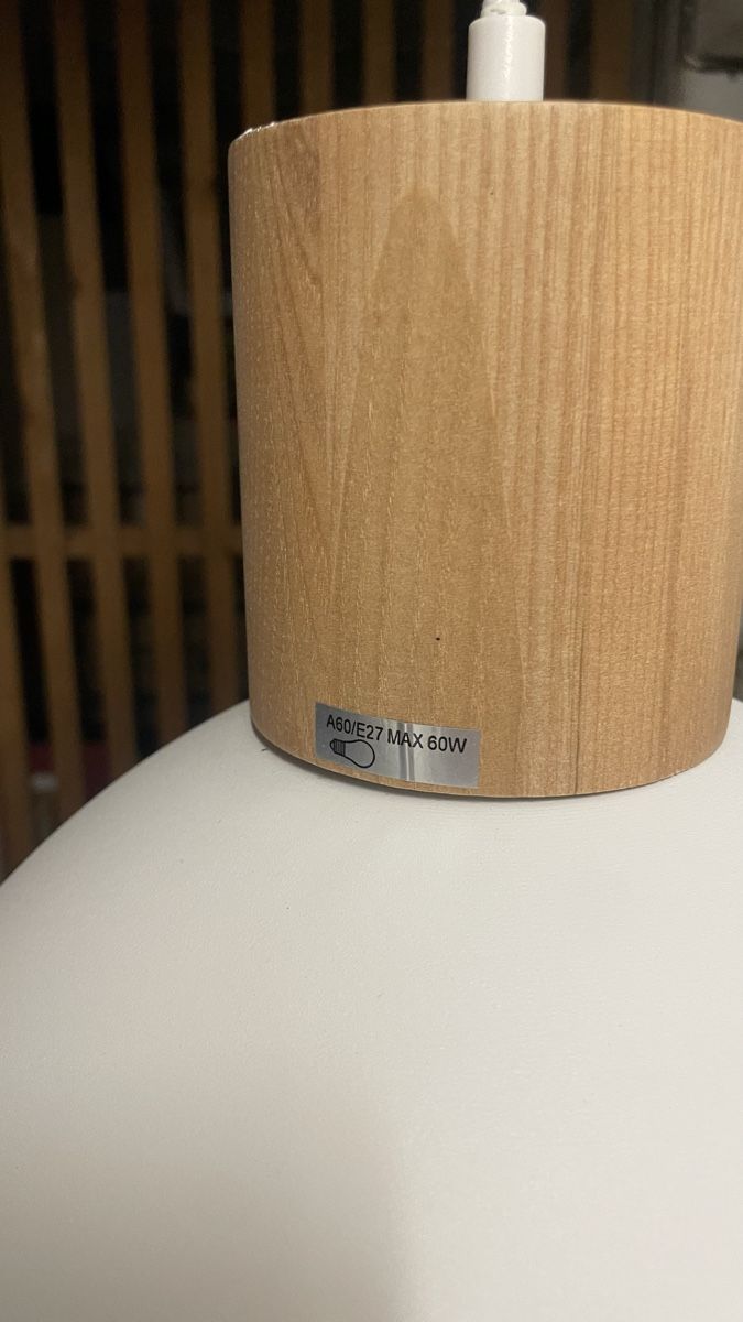 Lampadari & plafoniere: Brilliant Pendelleuchte weiss/Holz, E27, gebraucht – Usato da Bern venduto da gelbepunkte 1