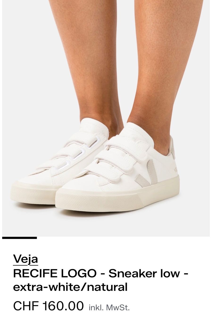 Veja Scarpe da donna: VEJA RECIFE LOGO 39 - extra-white/natural – Usato da Rümlang venduto da svent 1