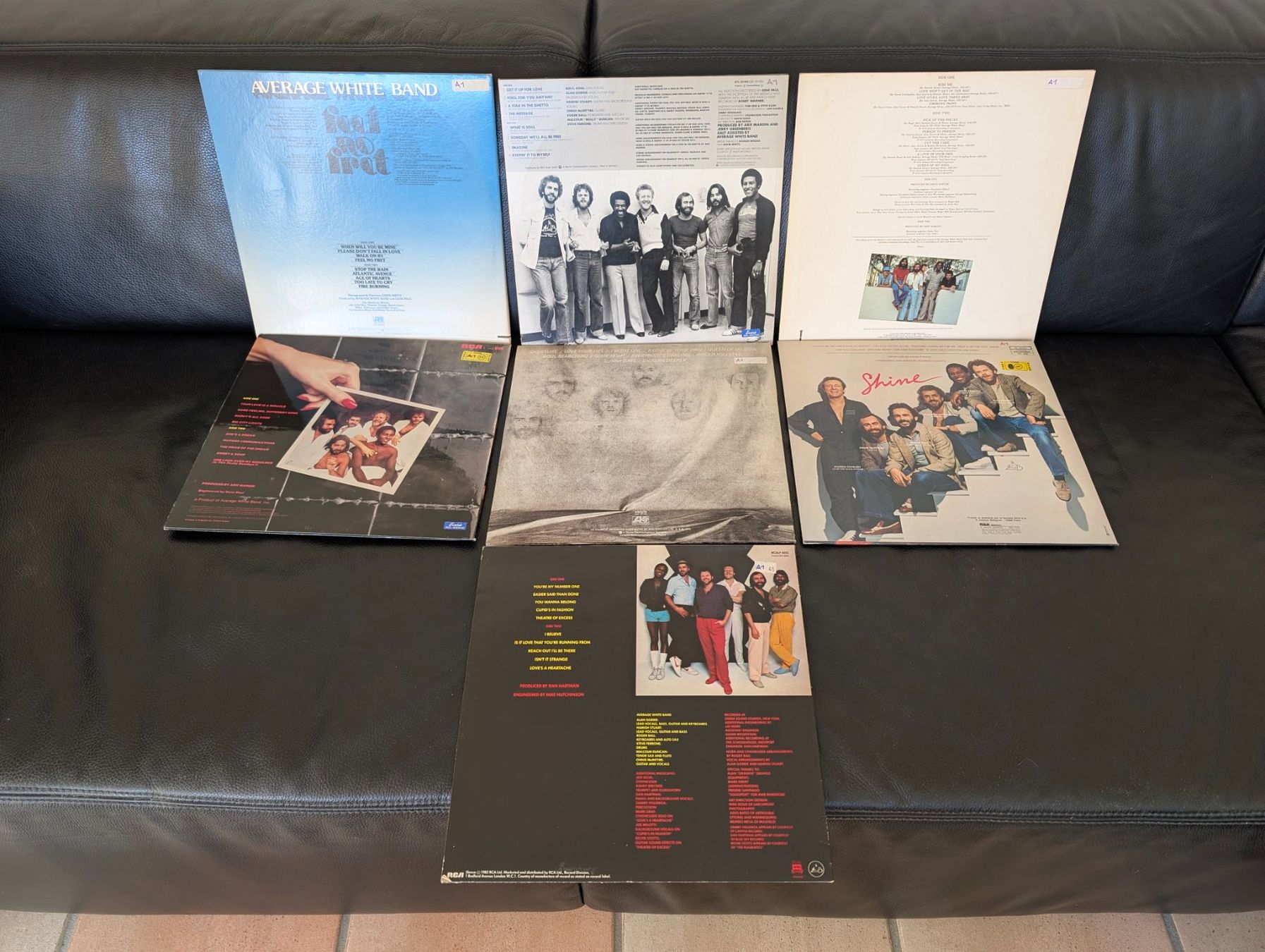 Dischi in vinile: 7 x Average White Band   76-82 – Usato da Ebikon venduto da kisuM 1