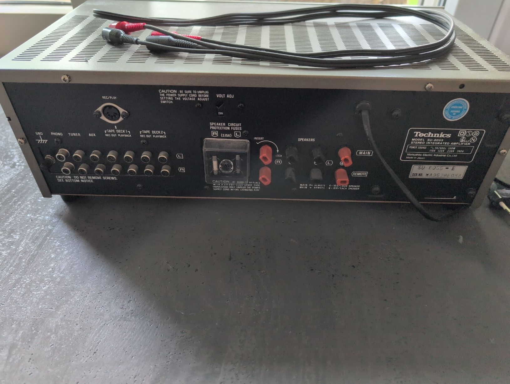 Amplificateurs: Technics SU-8055 Vollverstärker Silber – D'occasion à Stetten SH par Hrbt 2