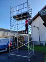Rollgerüst breit Masse: 135x200 bis A.höhe ca. 6.30m *
