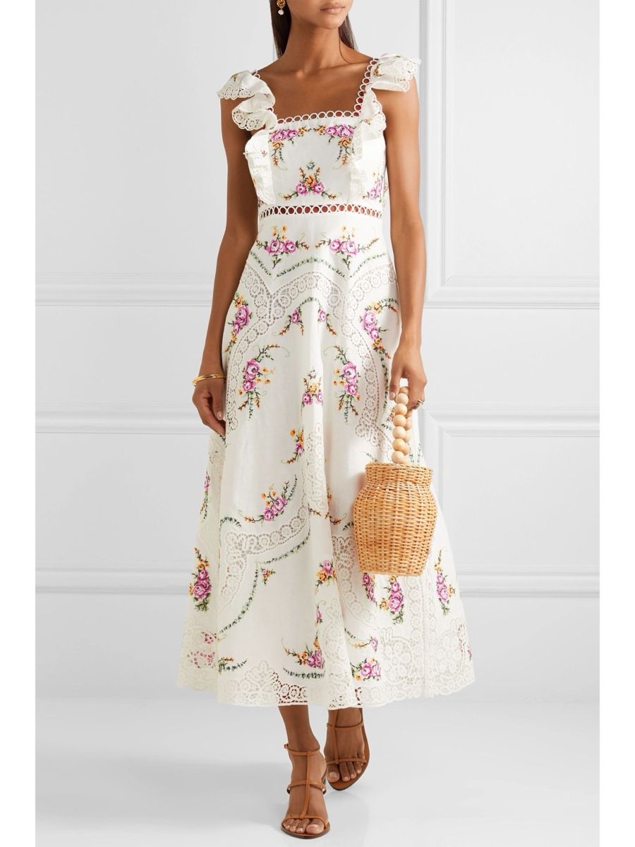 Zimmermann Vestiti: Zimmermann Embroidery Midi Dress – Usato da St.Josefen venduto da lop_lh8d