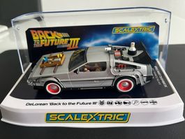 Scalextric DeLorean/Back to the Future 3 Time Machine C4307