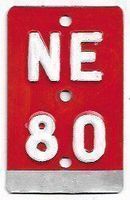 Velonummer Neuenburg Neuchâtel NE 80