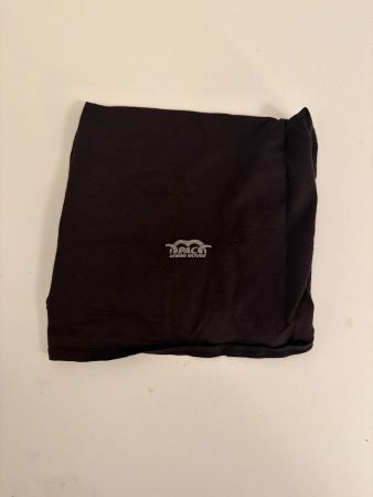 Hals-/Kopf-Tuch schwarz mit Logo guter Zustand
