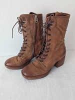 A.S.98 Damen Stiefel, Grösse 39, Cognac 