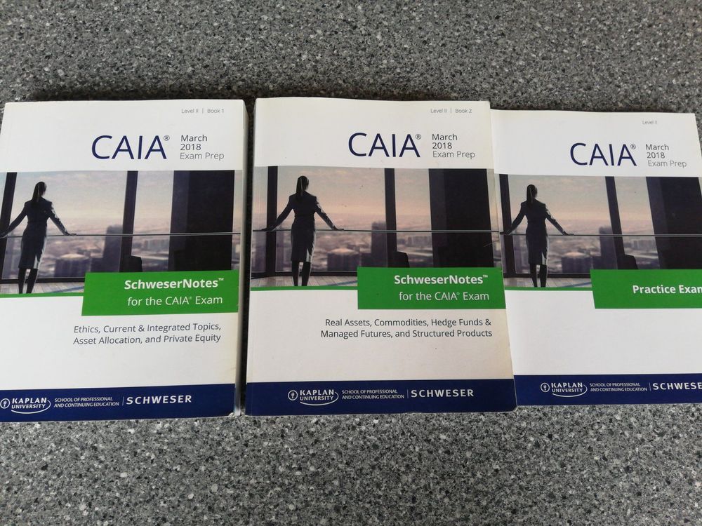CAIA Level 2 Kaplan Schweser Notes von März 2018 1