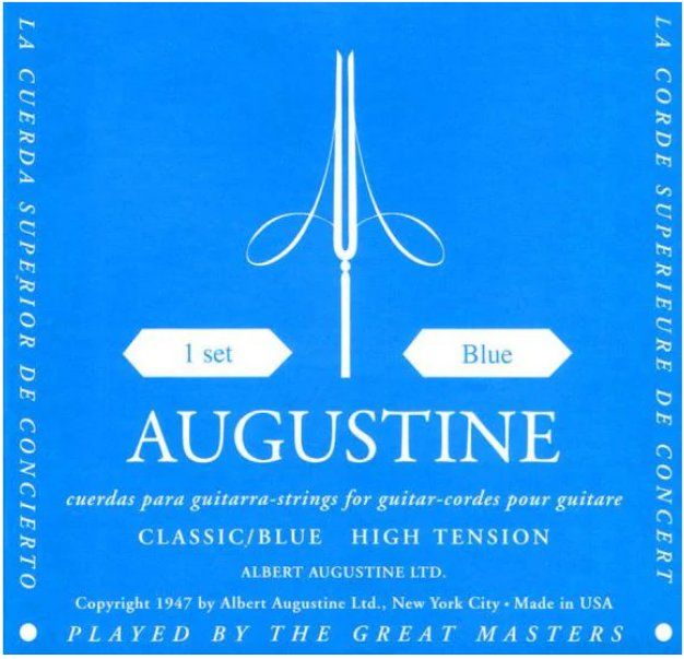 Strumenti musicali: Gitarrensaiten Augustine Classic/Blue – Nuovo e nell'imballaggio originale da Habkern venduto da Saxo2005