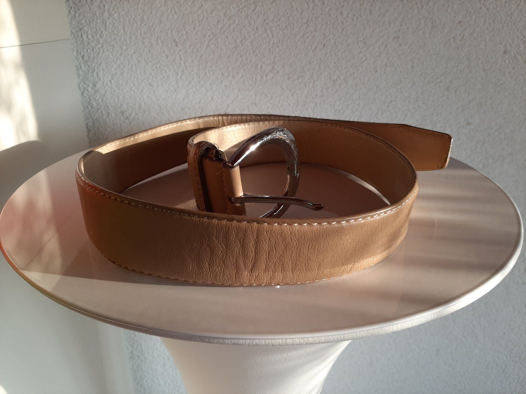 Gürtel: Damengürtel, hellbraun 96 cm – Gebraucht aus Oberlunkhofen von dreihaselnuesse 2