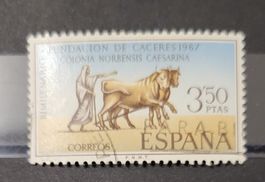 Spanien alte briefmarke