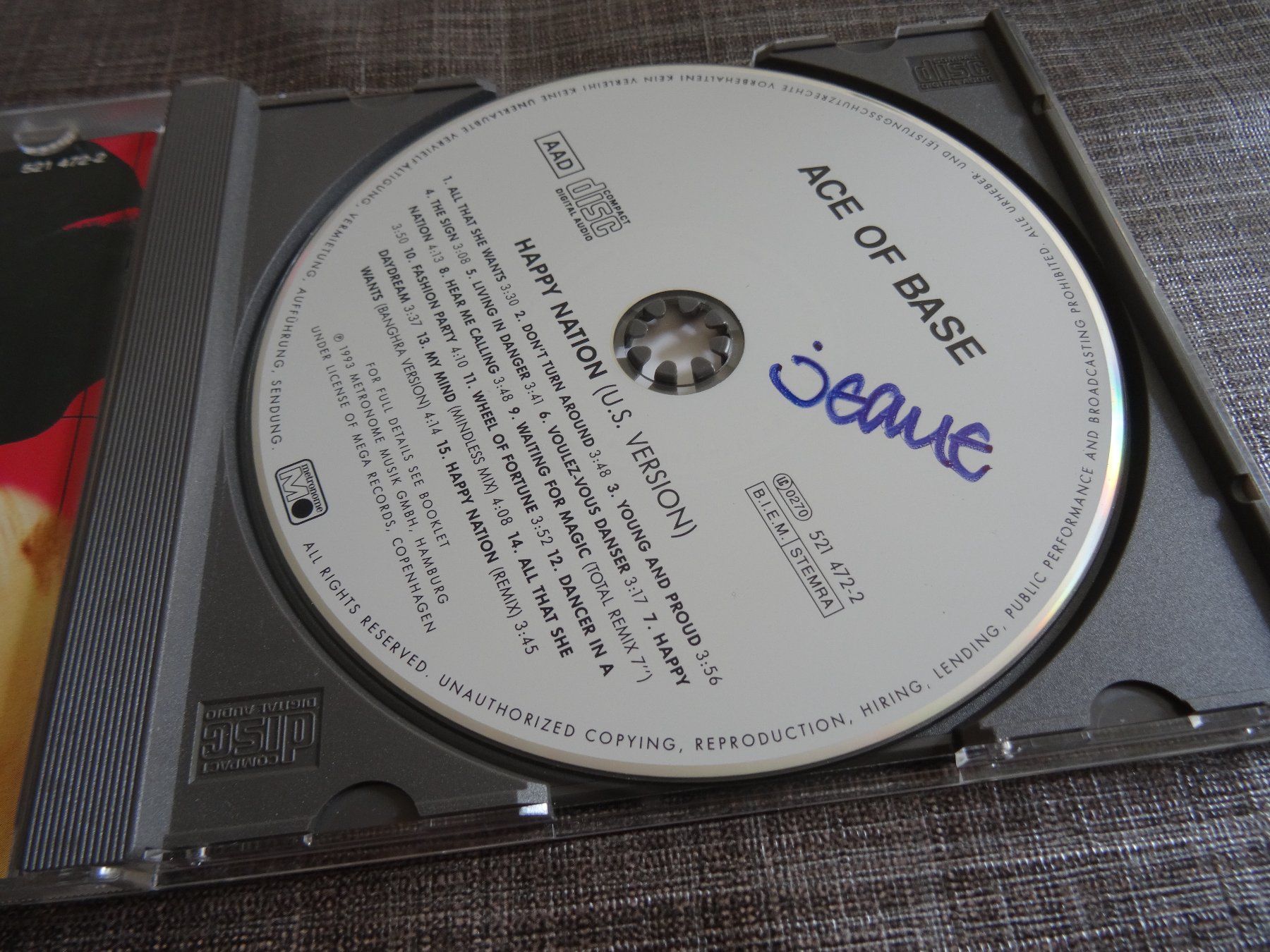 CD: Ace of Base - Happy Nation CD – Usato da Olten venduto da Disc-Ausverkauf 1