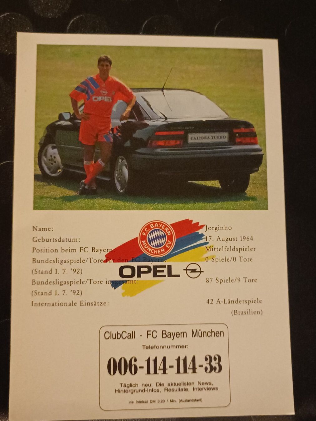 Autografi: Jorginho - Bayern München - handsigniert – Usato da Menziken venduto da Artographs 1
