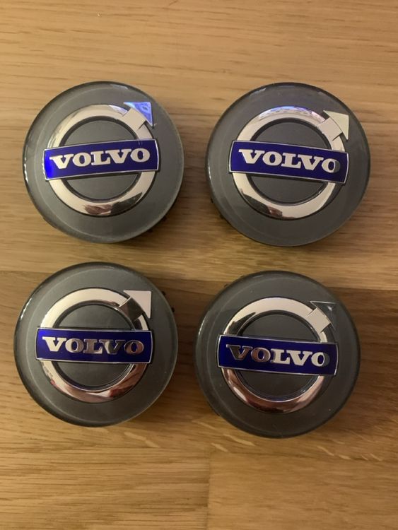 Radnabenkappen Für Anhänger - 4er Set Aus Metall Silber