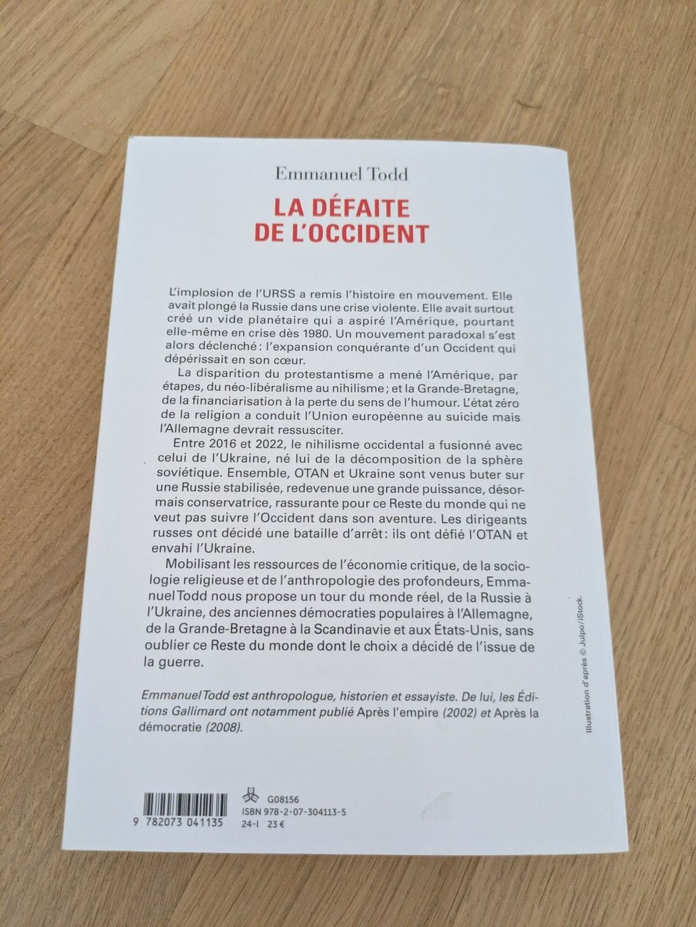 Libri: E Todd - La défaite de l'occident – Usato da Lausanne venduto da RR-CH 1