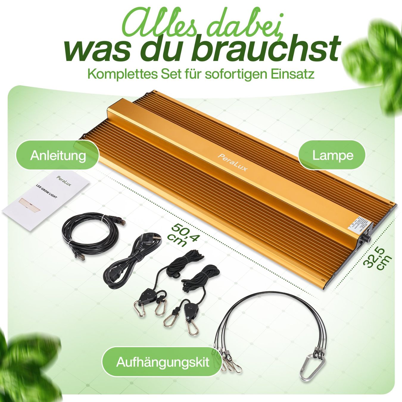 Lampen: Peralux QB-JT240 Quantum Board LED Grow Light Panel 240Watt – Neu und originalverpackt aus Rietheim von PeraLux 9
