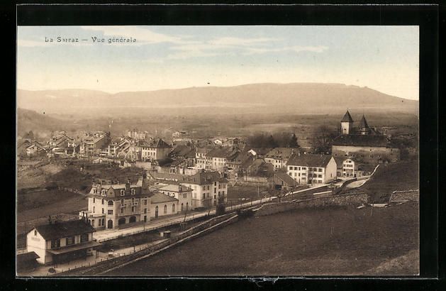 Cartoline postali: AK La Sarraz, Vue generale – Usato da Berlin venduto da bartko-reher