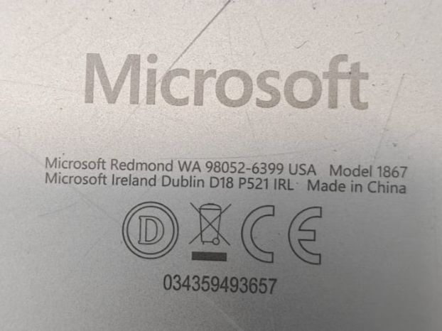Microsoft Notebook: Microsoft Surface Laptop 1867 silber gebraucht – Usato da Wettingen venduto da Davidos17 2