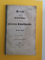 Schule im Kanton ZH: Bericht vierte Schulsynode  Zürich 1837