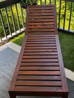 Sonnenliege Holz mit Polster guter Zustand