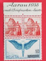 2290) W9,10, Ausschnitt mit Abart Abklatsch postfrisch