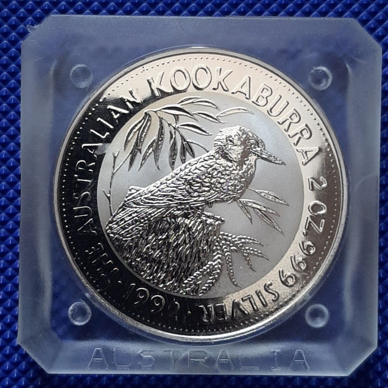 Tutti le monete: 2 oz 999 Silver Kookaburra 1992 – Nuovo e nell'imballaggio originale da Carouge GE venduto da cecob0909