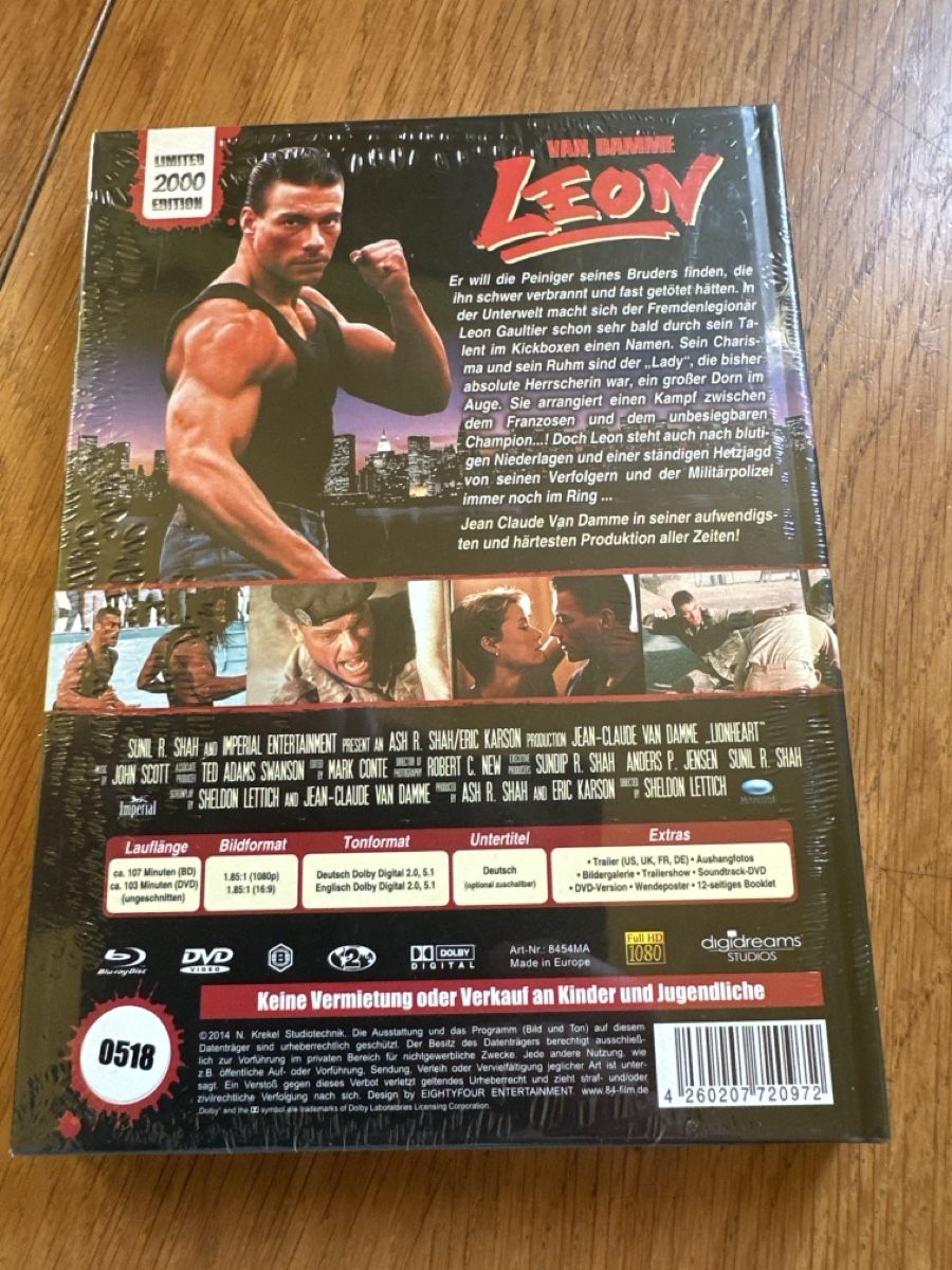Tutti i DVDs: Leon Mediabook, neu OVP, 84 Entertainment – Nuovo e nell'imballaggio originale da Benken ZH venduto da Audi-erich 1