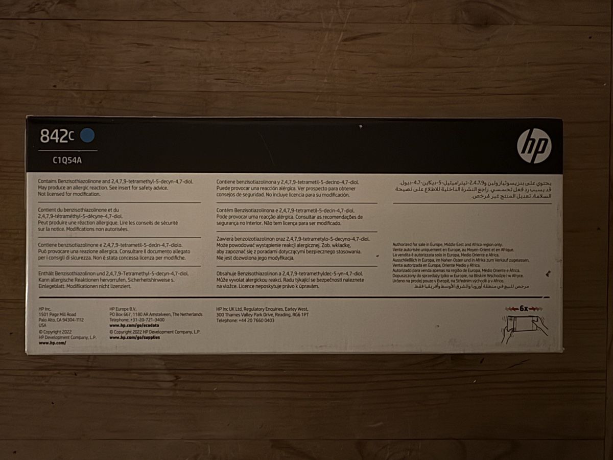 Hewlett Packard Cartucce per stampanti & toner: hp PageWide XL 842c Cyan – Nuovo e nell'imballaggio originale da Dietikon venduto da c.froehlich 1