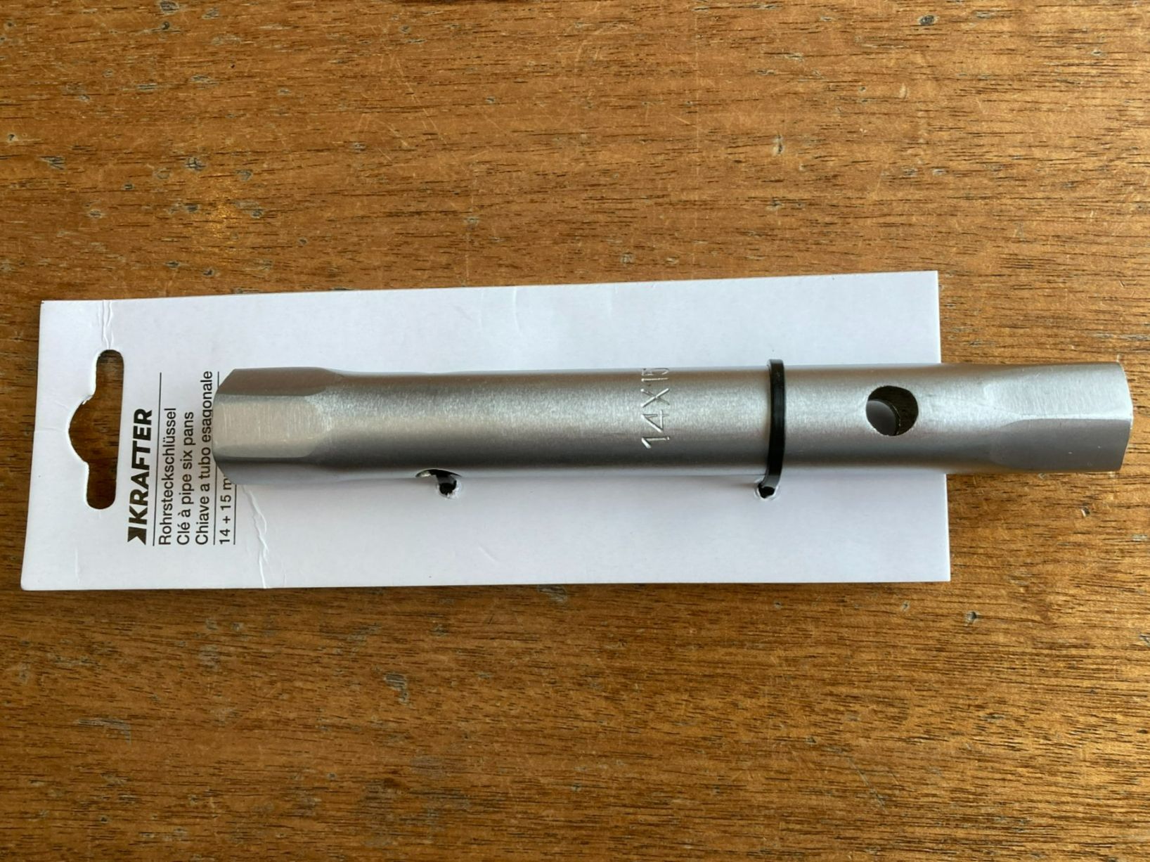 Tutti gli attrezzi: Rohrsteckschlüssel 14 + 15mm NEU – Nuovo e nell'imballaggio originale da Widnau venduto da SIIVSIIV