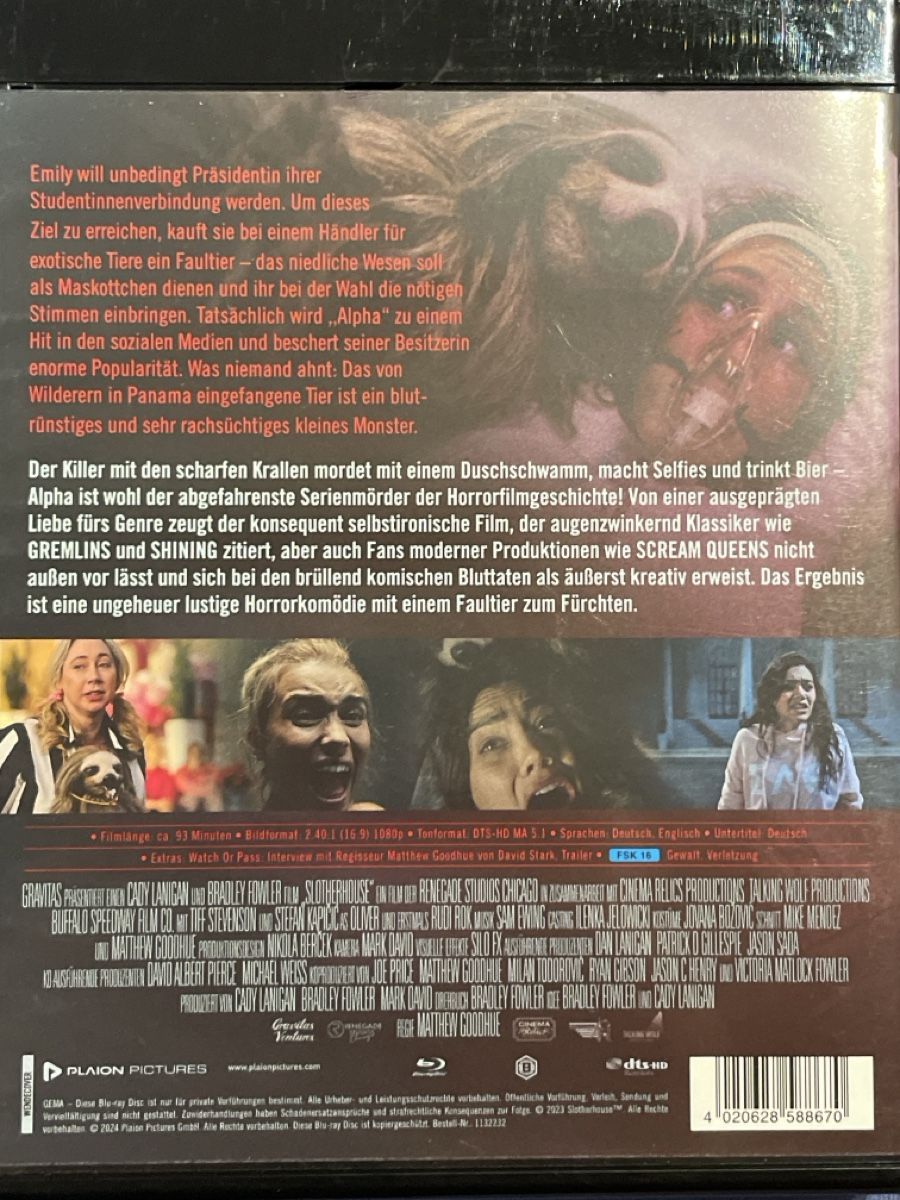 Tutti i DVDs: Slotherhouse (2023) – Nuovo (secondo la descrizione) da Waldenburg venduto da Gonzo8 1