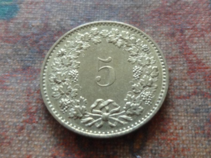 Tutti le monete: 5 Rp. 1984 – Usato da Romanel-sur-Lausanne venduto da Swift13 1