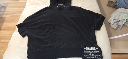 Schwarzer Ginseng Eye Hoodie, Top Zustand, oversize