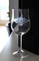 10 Weingläser - Kristallglas geschliffen / Burgunderglas