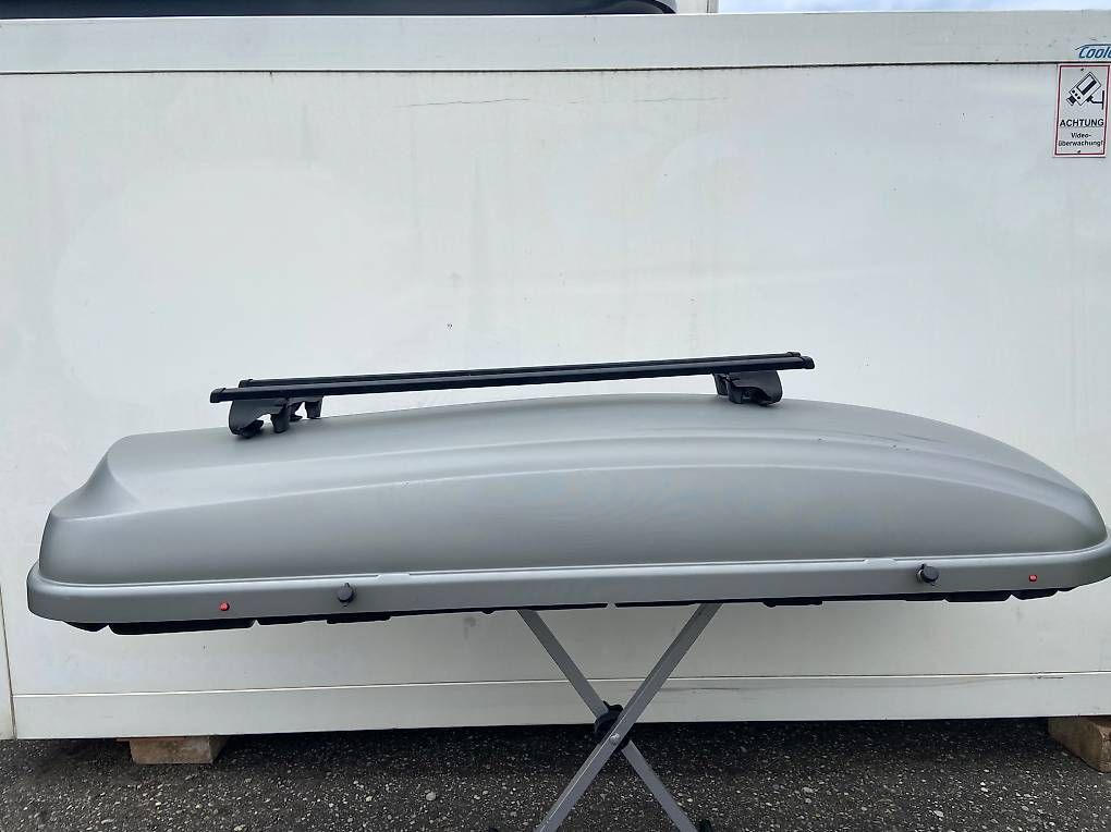 Coffres de toit: Dachbox Gammaparts GP 460 mit oder ohne Träger – D'occasion à Leuzigen par Doppelrad