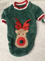 2 Pulls de Noël polaire rouge et vert chien ou chat T.XL