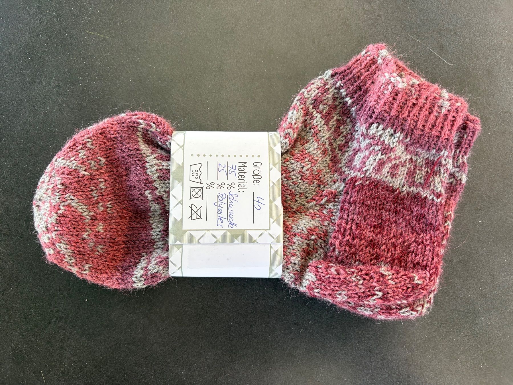 Chaussettes: selbst gestrickte Socken – Neuf (Voir description) à Obergösgen par Andre118 1