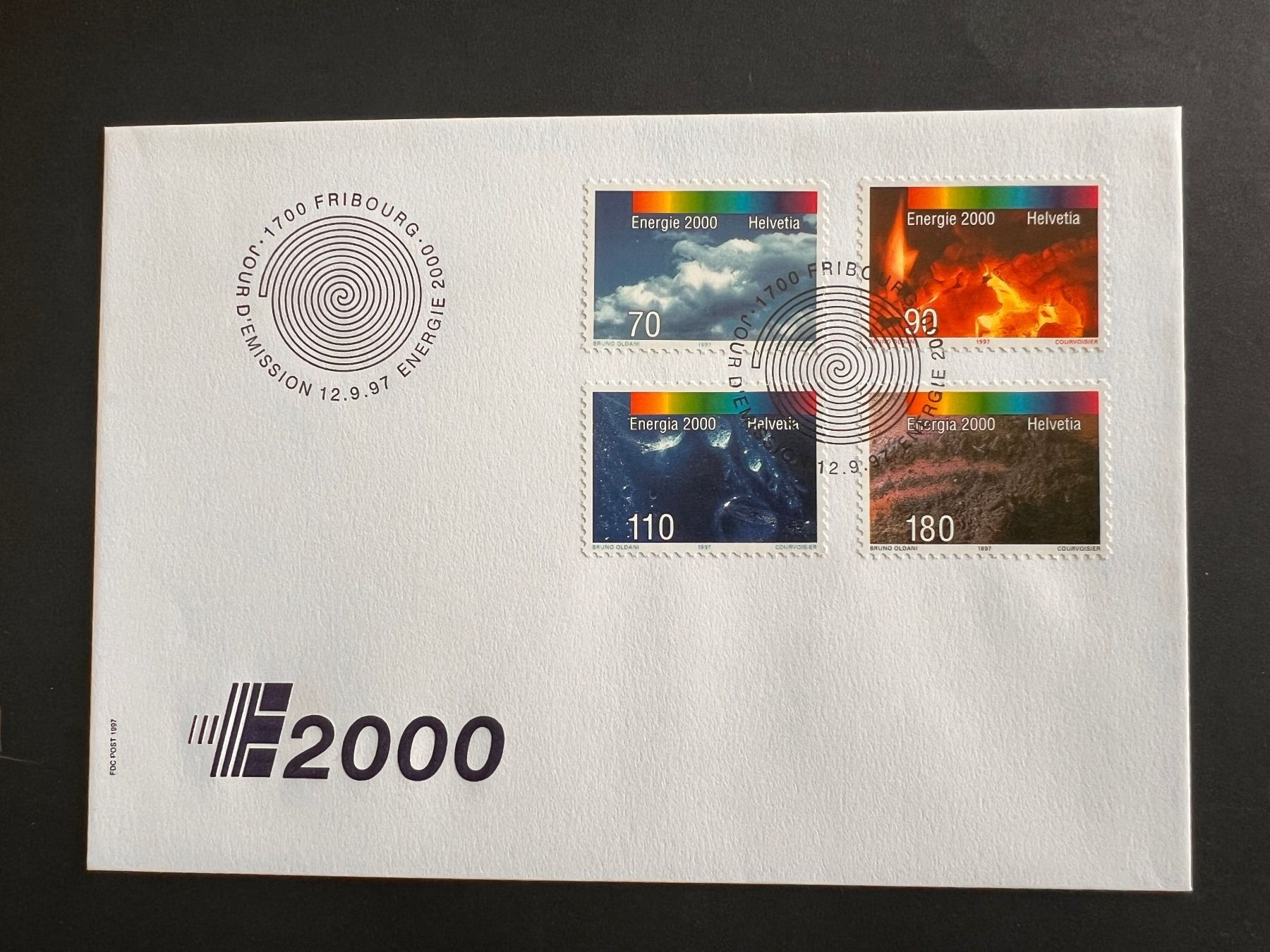 Alle Briefmarken: FDC Brief  2000  (P945) – Gebraucht aus Hinwil von Sidi4