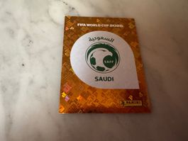 Panini Fussball WM 2026 Sticker Saudi Arabien Wappen KSA 1