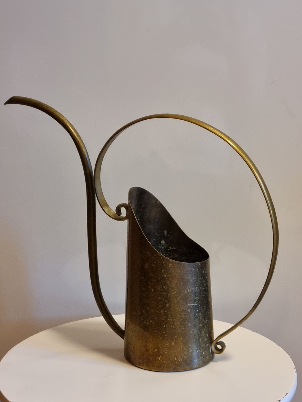Annaffiatura & Irrigazione: Design Messing Giesskanne Bauhaus Stil 50er – Usato da Scharnachtal venduto da devin03 4