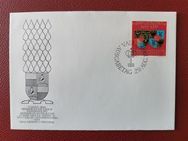 FDC Fürstentum Liechtenstein, Silberne Hochzeit Fürstenpaar