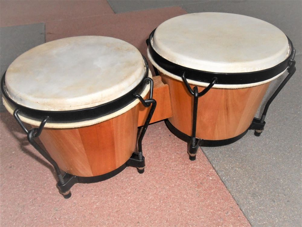 Pelle Per Bongo Club Salsa Habanera - Diametro 7.5", In Pelle Di Bufalo, Ricambio Qualità - Foto 6