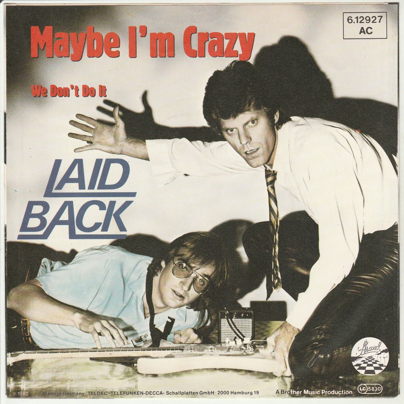 Dischi in vinile: Laid Back - Maybe I'm crazy 7" Vinyl 1980 – Usato da Tübach venduto da JamesStone 1