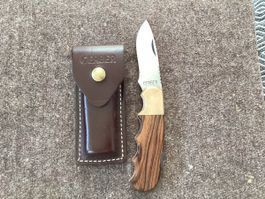 Gerber Klappmesser mit Lederetui NEU!