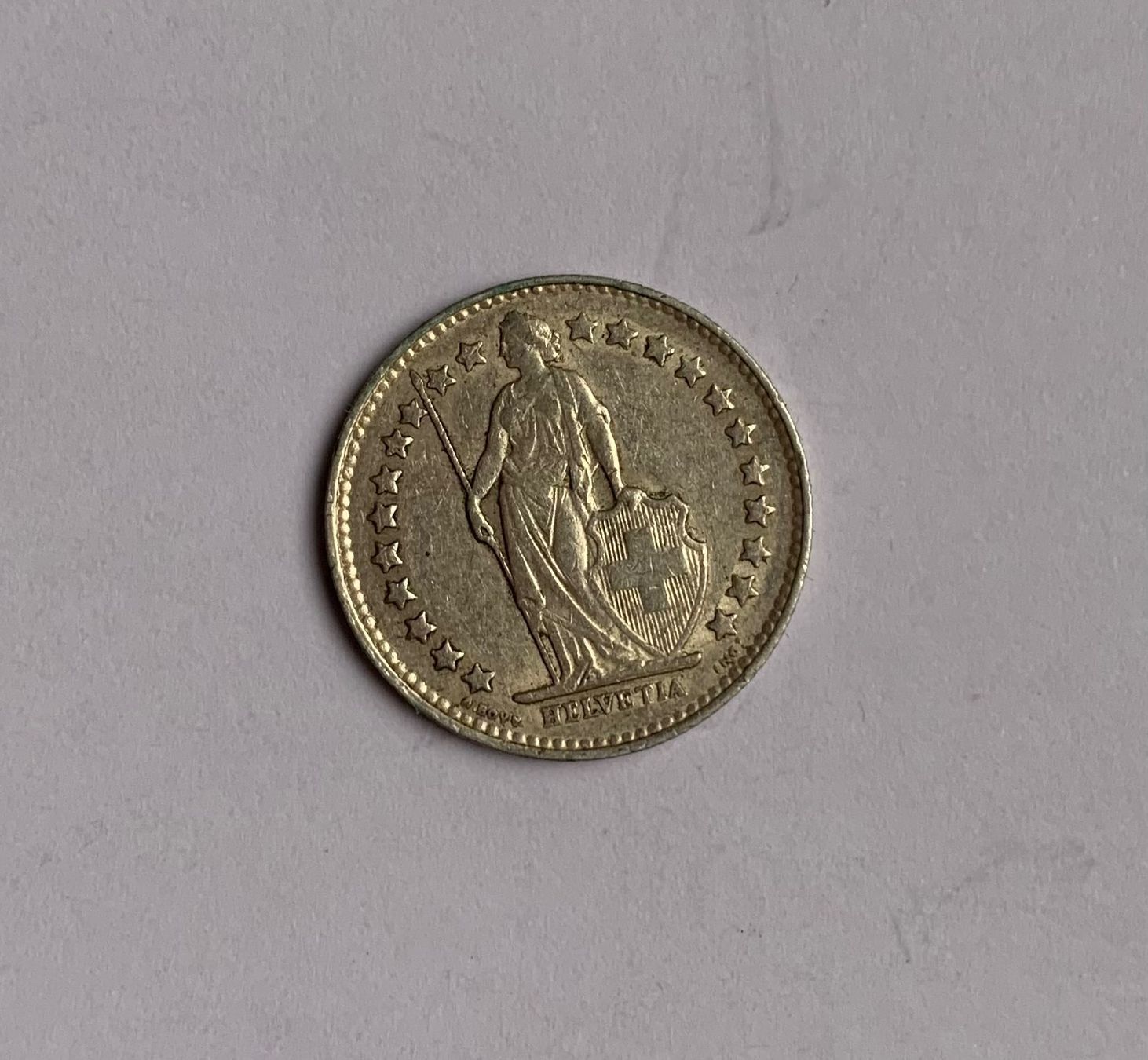 Tutti le monete: 50 Rappen 1952 Silber - Schweiz – Usato da Zürich venduto da Apache4 1